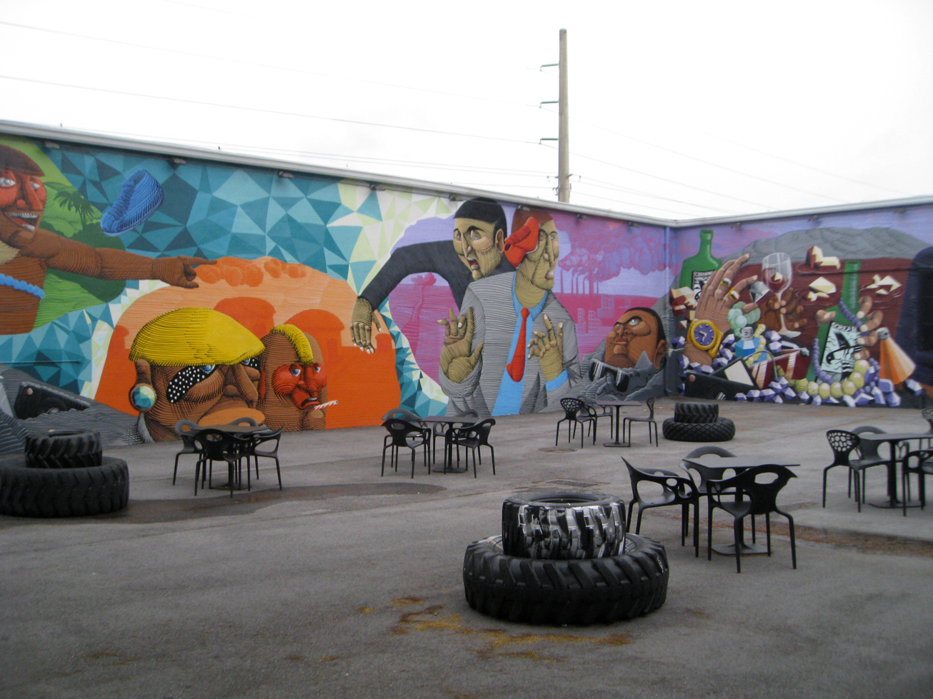 The Wynwood Walls in Miami’s Art District